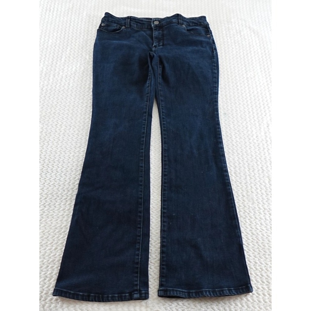 Chico's Women's So Slimming Missy 0 Short Medium Wash Stretch Denim Jeans